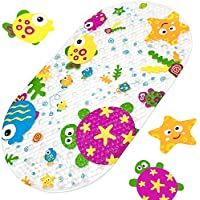 Yolife Duck Suckers Alfombrilla de baño Antideslizante Plástico Antideslizante Baño PVC Dibujos Animados Boceto Masaje…